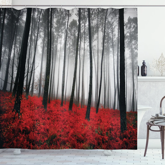 Aristodemo Polyester Shower Curtain Set