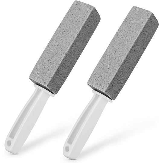 2pcs pumice stone toilet brush for cleaning hard toilet cleaning pool, hob, tile toilet