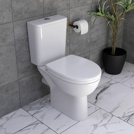 Baystone Toulouse Premium Close Coupled Toilet with Soft Close Seat