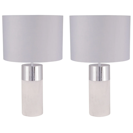 Roven 48cm Table Lamp Set