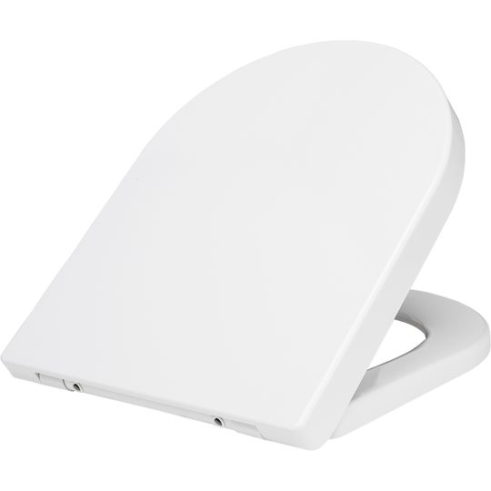 D Shaped 360mm Wrap Over Quick Release Soft Close Toilet Seat