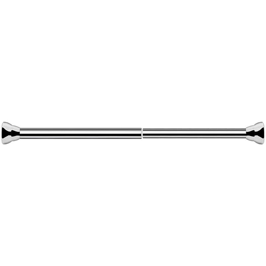 Non-Slip Spring Tension Curtain Rod 12 to 18 Inch Expandable Curtain Rod No Drilling No Rust Bath Closet Hanging Pole for Windows or Shower