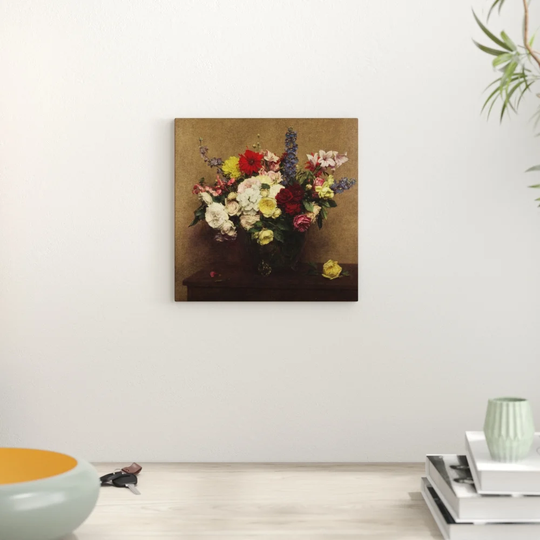 'Summer Flowers' by Henri Fantin-Latour Graphic Art