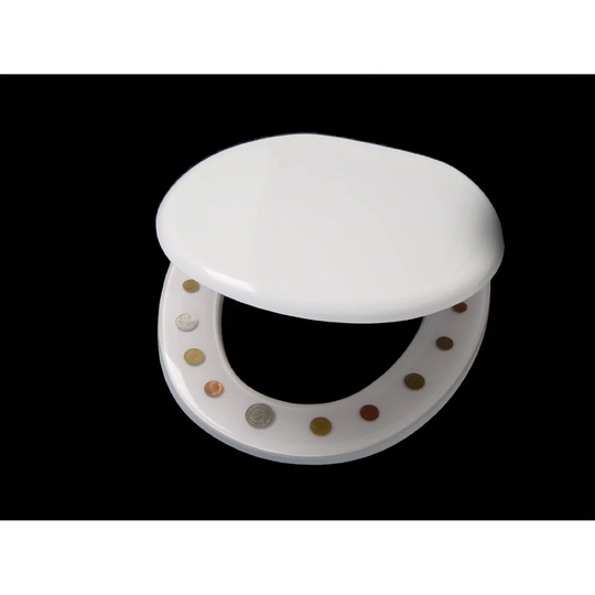 DM Coins Elongated Standard Toilet Seat