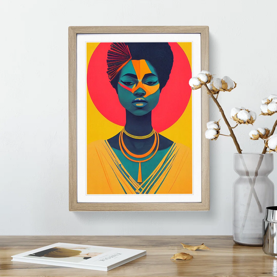 Bold Woman Abstract - Graphic Art