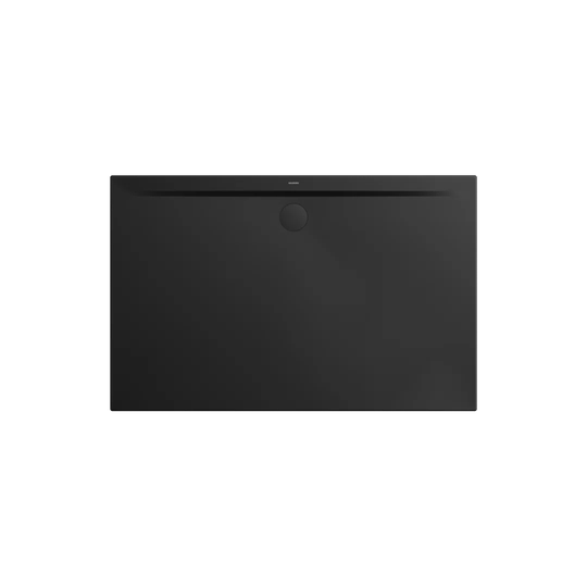 1800 x 800 mm Steel Enamel Shower Tray - Black Matt