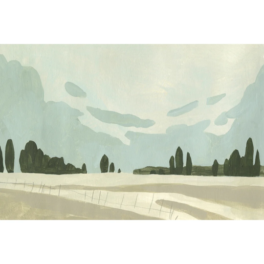 Farmland Study III by Emma Caroline - Wrapped Canvas Painting