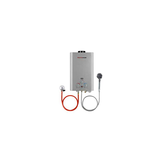 Gas Water Heater, 8L Tankless Propane Water Heater, Portable Instant Gas Boiler, Use for Outdoor Showers, Washing Horses, Camping, rv Thermomate