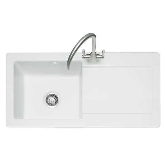 Foxboro 100cm x 50cm Single Bowl Inset Kitchen Sink