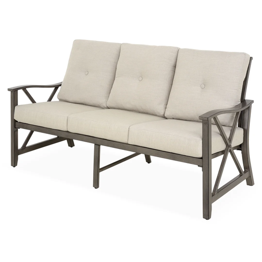 Kensa 168cm Wide Outdoor Gardern Sofa with Cushions