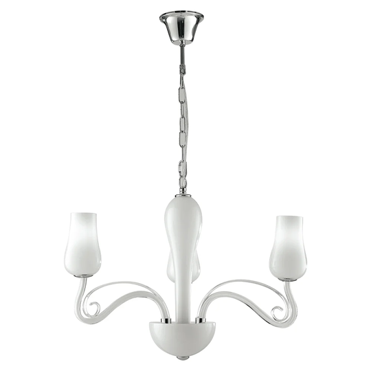 Pedro 3-Light Shaded Chandelier