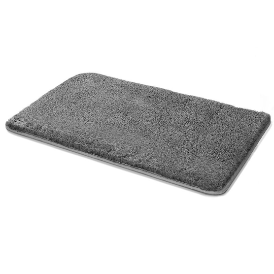 Bathroom Mat Anti-slip Absorbent Carpet Home Grey 80*40cm