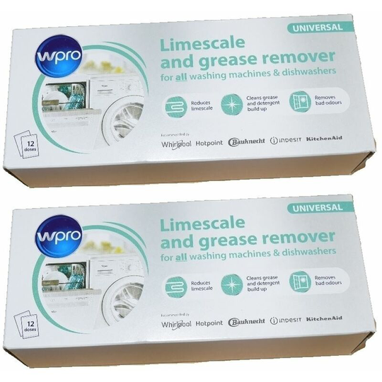 Indesit - Limescale And Detergent Remover for Dishwashers and Washing Machines 24 pack