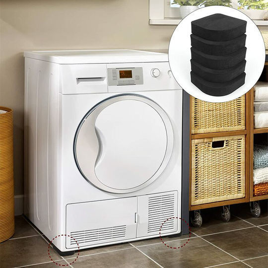 Anti-vibration pad, 12pcs Anti-vibration pad for washing machine/refrigerator/furniture, the washing machine pad adopts eva sponge, which has good
