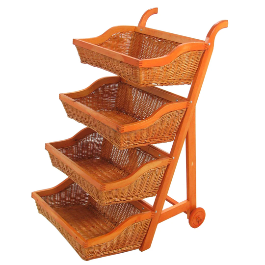 Tinsley 110cm 4 shelf Shelving Unit