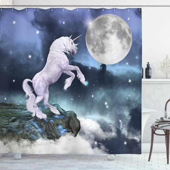 Bernadeta Polyester Shower Curtain Set