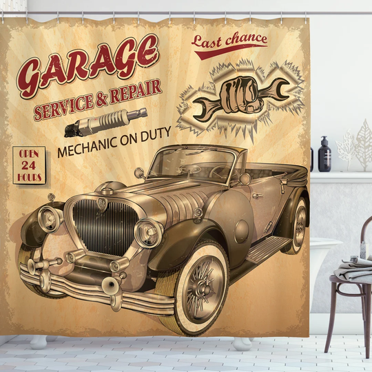 Anthime Polyester Shower Curtain Set