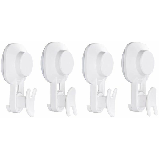 Betterlifegb - bette Lot 4 Reusable Wall Hook, Powerful 5Kg Load, new version, Bathroom Vacuum Hooks Towel Holder Crown Bathrobe, Tea Towel, Kitchen