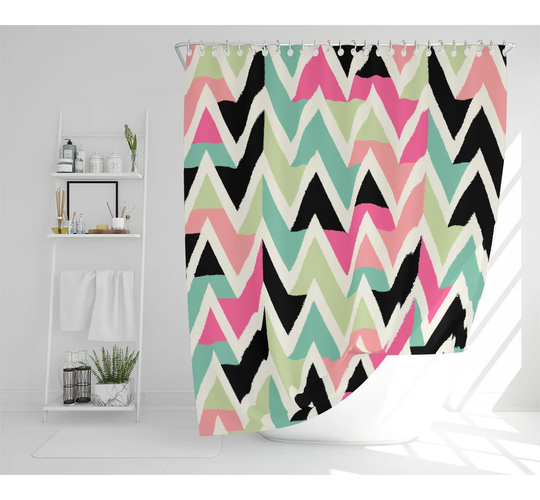 Vedder Polyester Shower Curtain Set