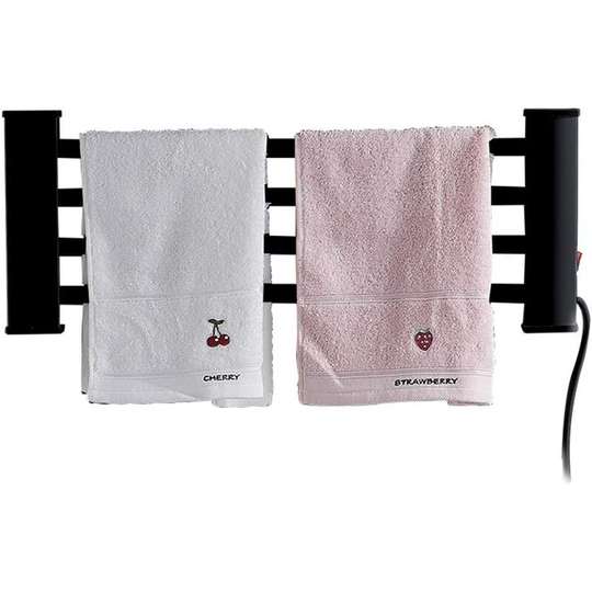 Domestic bathroom towel rack towel rack black 26x50cm