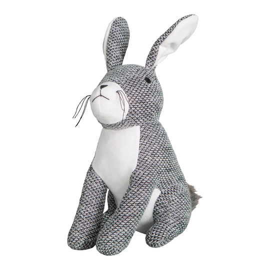 Jared Rabbit Knitted Fabric Weighted Floor Stop