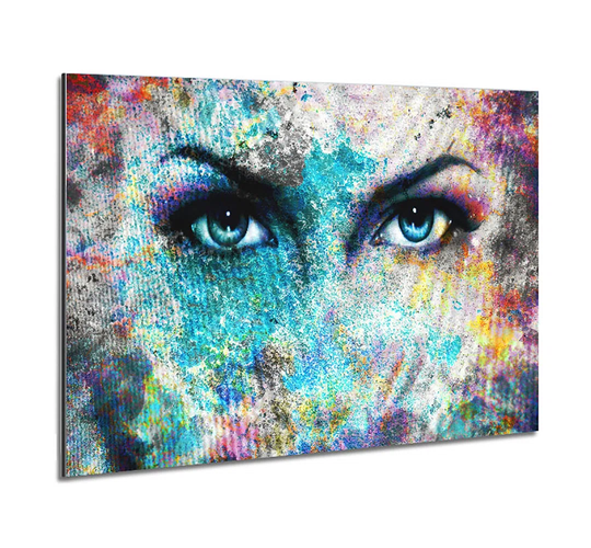 Eyes of the World - Unframed Graphic Art on Metal