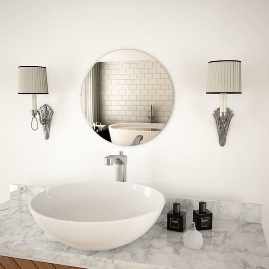 Hommoo - Wall Mirror 40 cm Round Glass VD11651