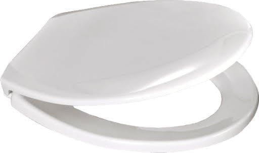 Bemis 3900 Round White Thermoplastic Toilet Seat