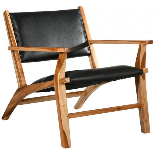 Kudret Leather Lounge Chair