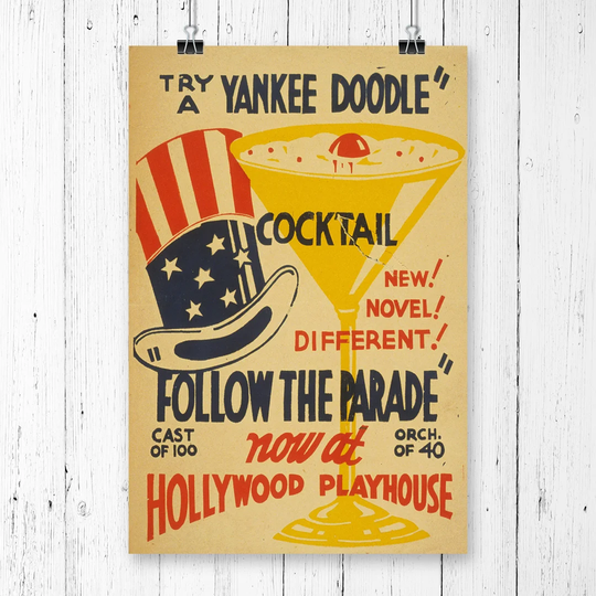 'Vintage WPA Follow the Parade' Vintage Advertisement