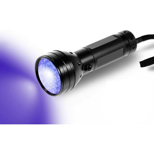 Soekavia - Torch 51 led 395nm Black Light for Pet Urine, Stains, Fluorescent Lights, Money, Bed Bugs, Minerals, Leak Detectors and more (3 aa