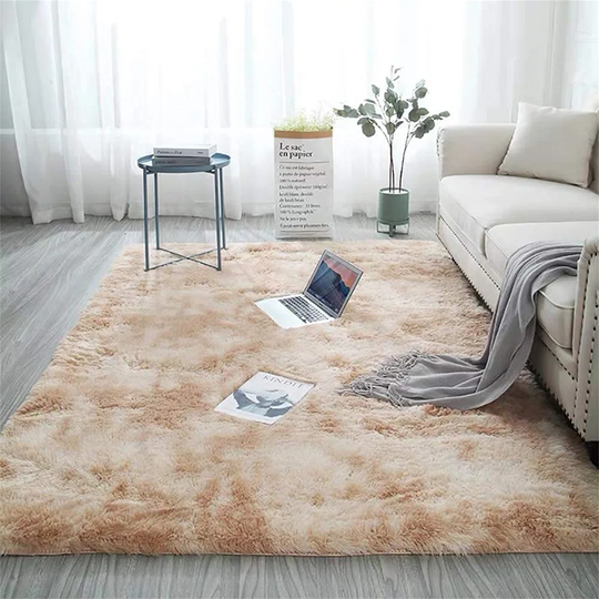 Derryaghy No Pattern And Not Solid Colour Rectangle: 90Cm X 150Cm Beige Area Rug