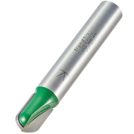 C053CX1/2TC Draining Groove Rounded Cove Cutter 6mm Radius 1/2 12mm 19mm - Trend