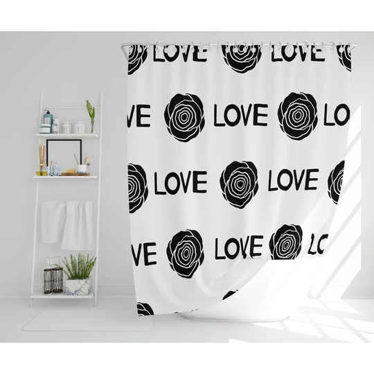 Donahoe Polyester Shower Curtain