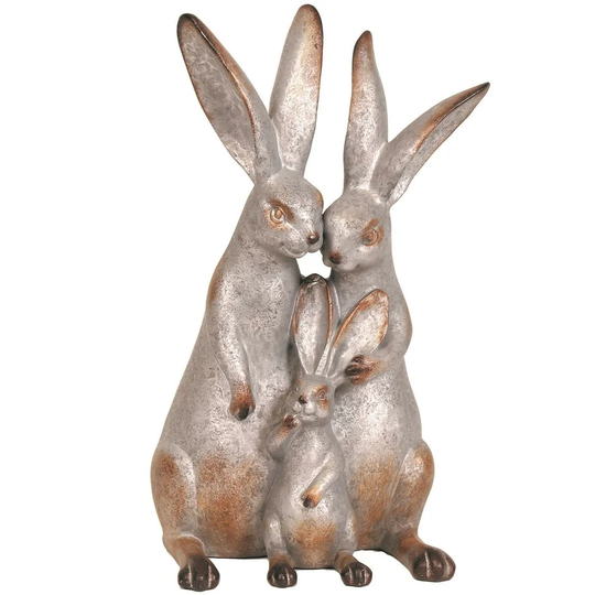Rabbit Family Colyer Figurine