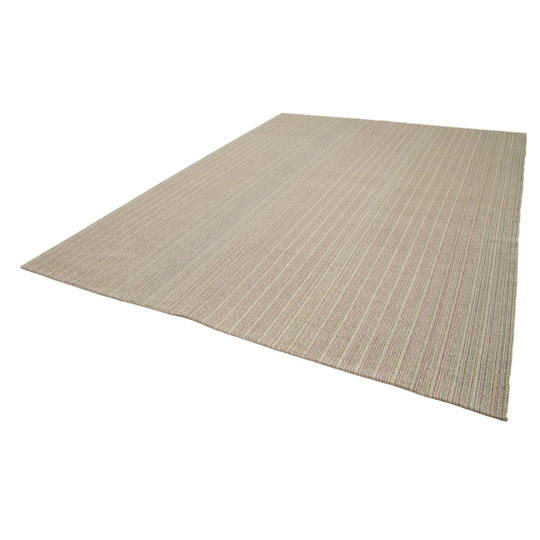 Elkmont Hand Knotted Cotton/Wool Grey Rug