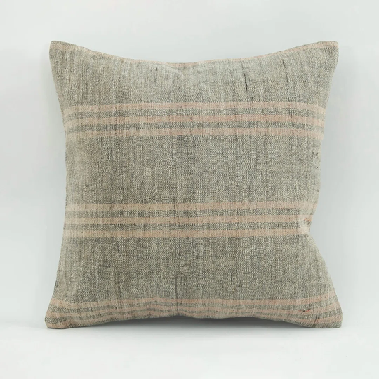 Dinh Indoor / Outdoor Striped Square Scatter Cushion Cover