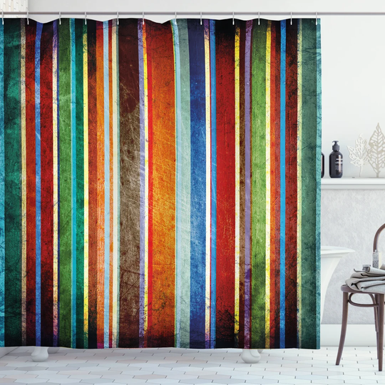 Bertilla Polyester Shower Curtain Set