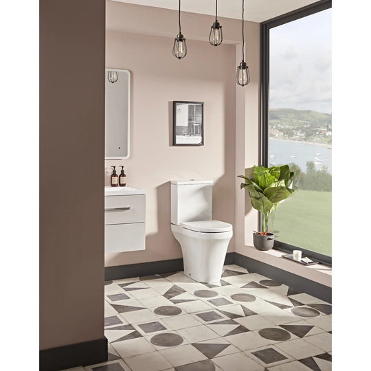 Aerial Close Coupled Toilet