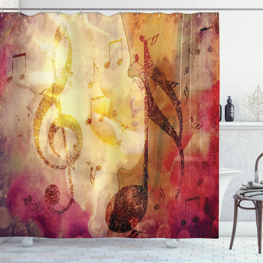 Beric Polyester Shower Curtain Set