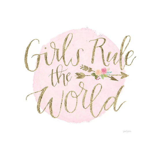 Girl Power III by Jenaya Jackson - Wrapped Canvas Typography