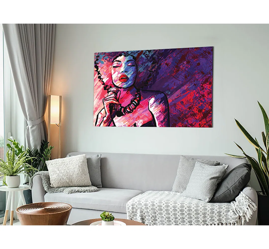 Feeling The Music - Unframed Graphic Art on Metal