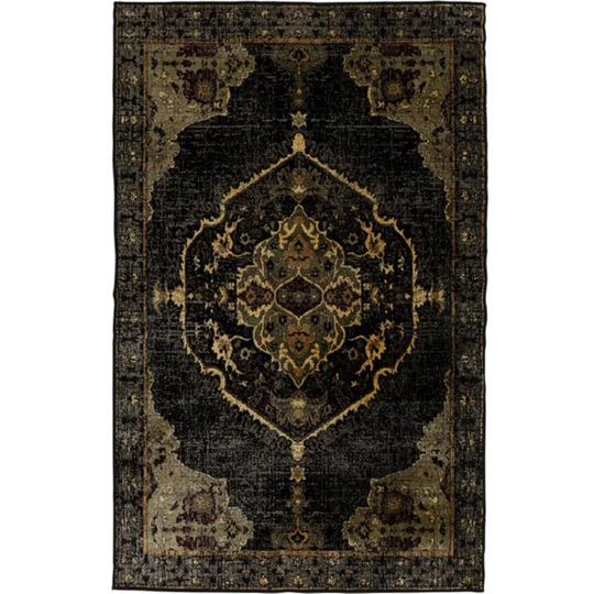 Ornamento Flatweave Anthracite Rug