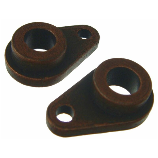 2 x Tumble Dryer Rear Drum Bearing Teardrop Shape Fits Hotpoint, Indesit, Ariston, Creda
