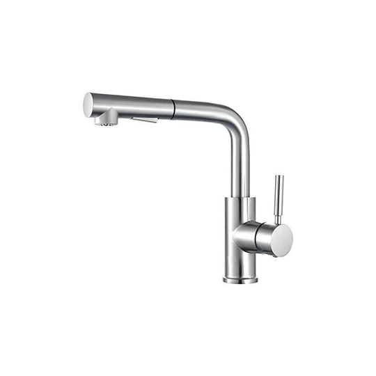 Faucet kitchen , Kitchen faucet extendable high pressure 360 ° rotatable, mixer faucet stainless steel with 2 jet types for kitchen / sink / bar /