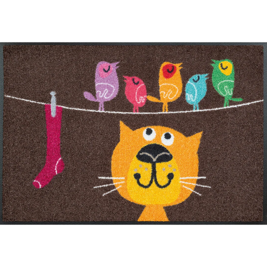 Birds on Wire Doormat