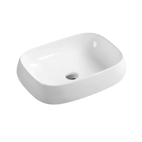 Ceramic Domed Oblong Countertop Basin