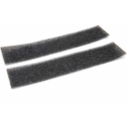 2x Foam Pad Filter For Filler Ring compatible with Miele EcoComfort t 9747 wp Tumble Dryer Replacement Filter-Set - Vhbw