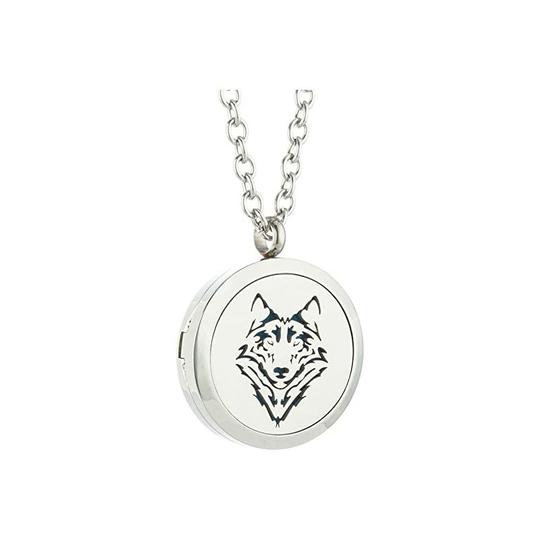 Diffuser Necklace Aromatherapy Pendant Animal Locket Essential Oil Necklace for Women - Teens Girls Gifts