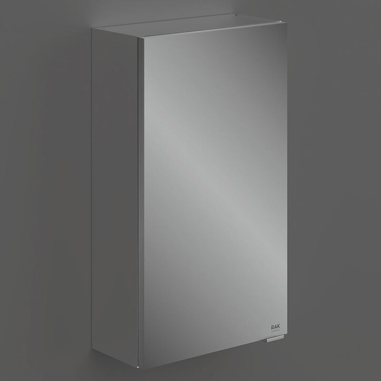 Rak Joy 1 Door Wall Hung Mirror Cabinet 400mm Wide